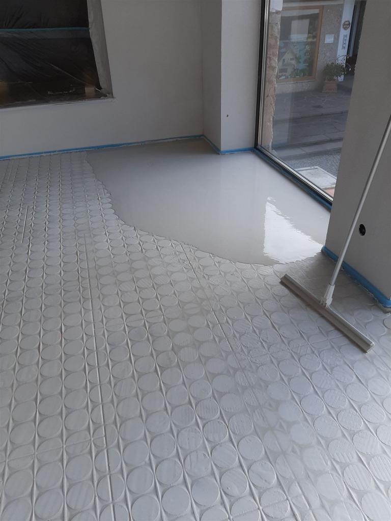 Beginn des Vergiessens