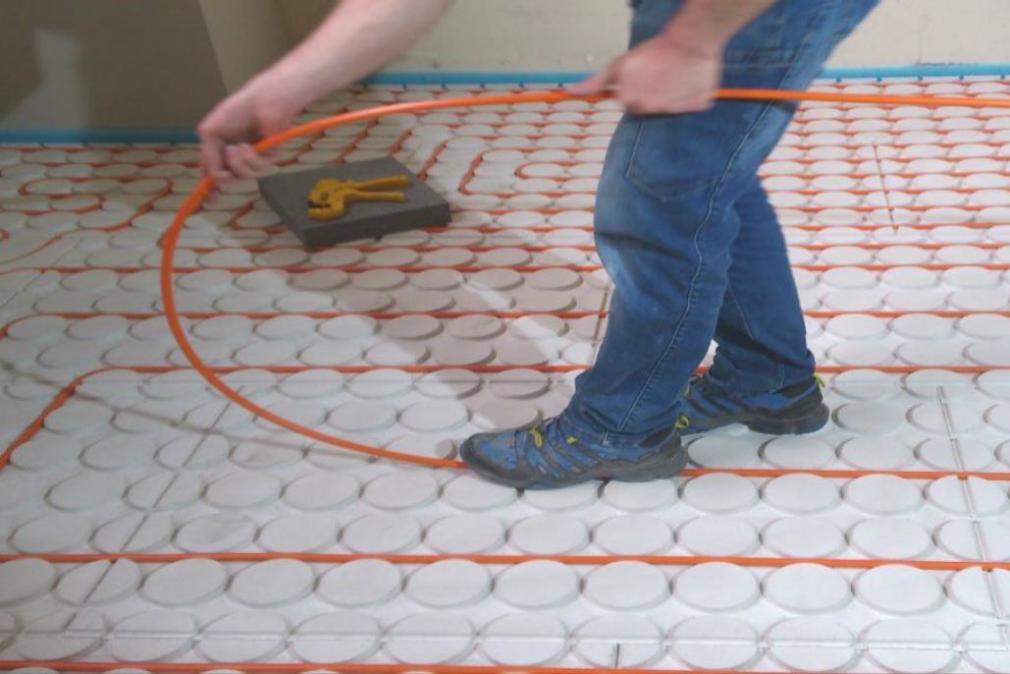 Fußbodenheizung