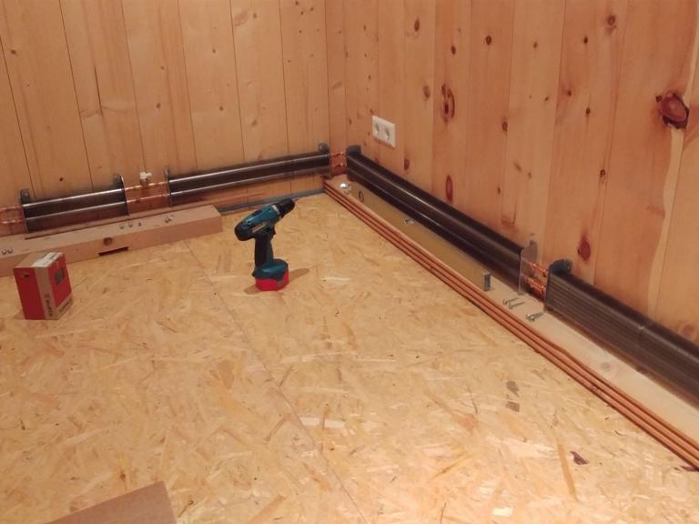 montage-heizregister